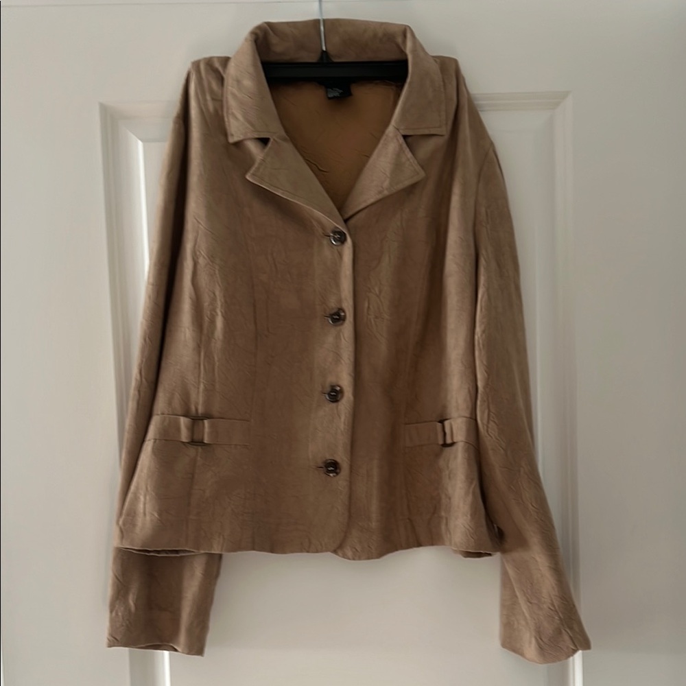 RQT Petite Women's Tan Jacket